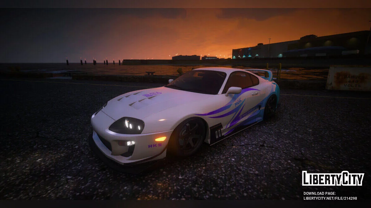 1998 Toyota Supra (JZA80) Streetrace Style Livery / GTA 5