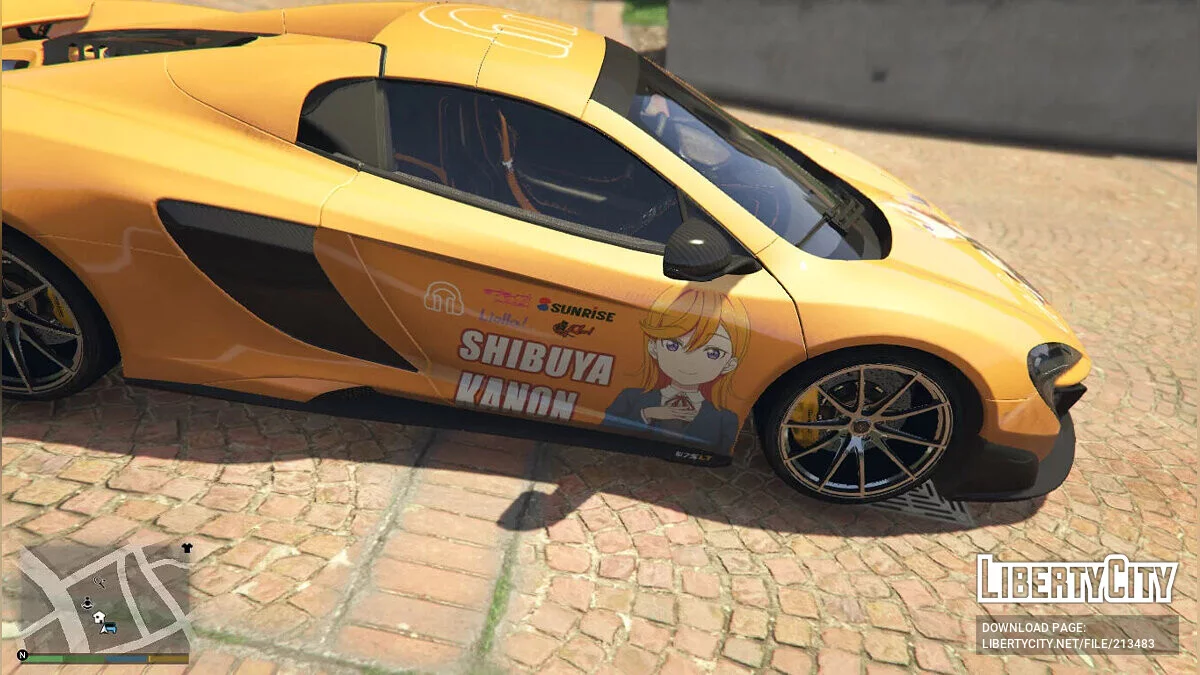 2016 Mclaren 675LT Spider Love Live Superstar Kanon Shibuya 1.0 / GTA 5