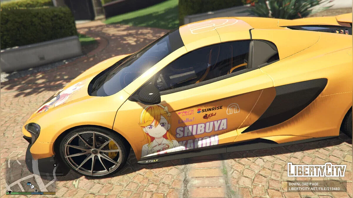 2016 Mclaren 675LT Spider Love Live Superstar Kanon Shibuya 1.0 / GTA 5