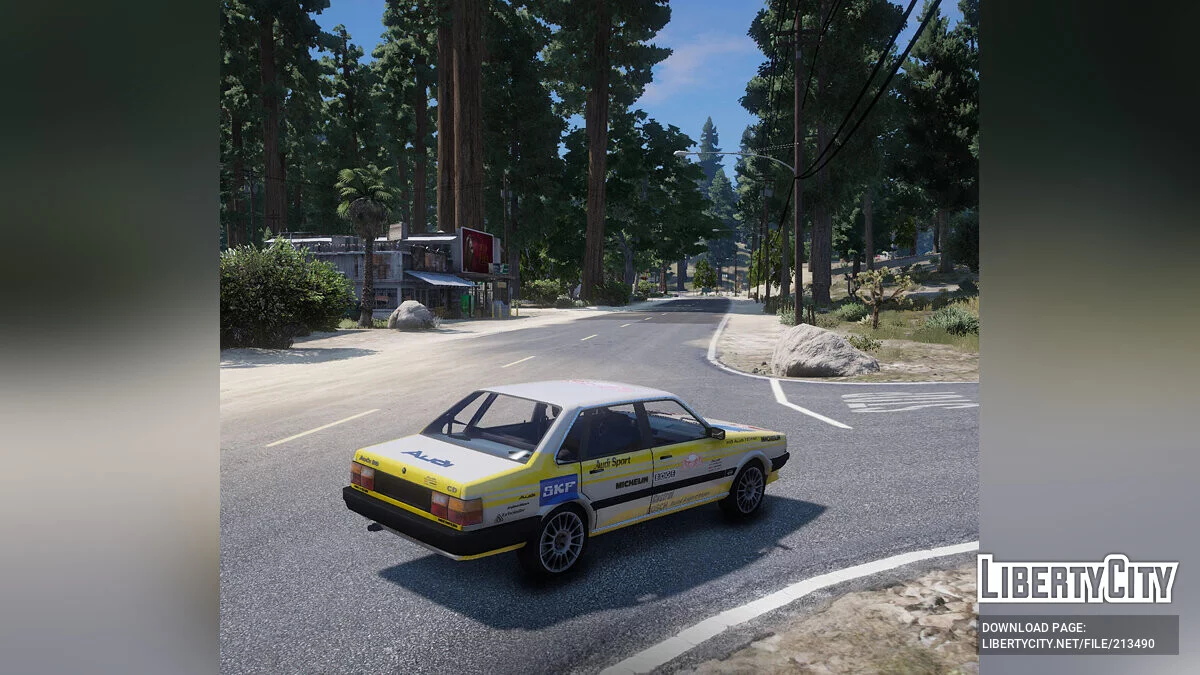 Audi 80b2 Rally inspired livery / GTA 5
