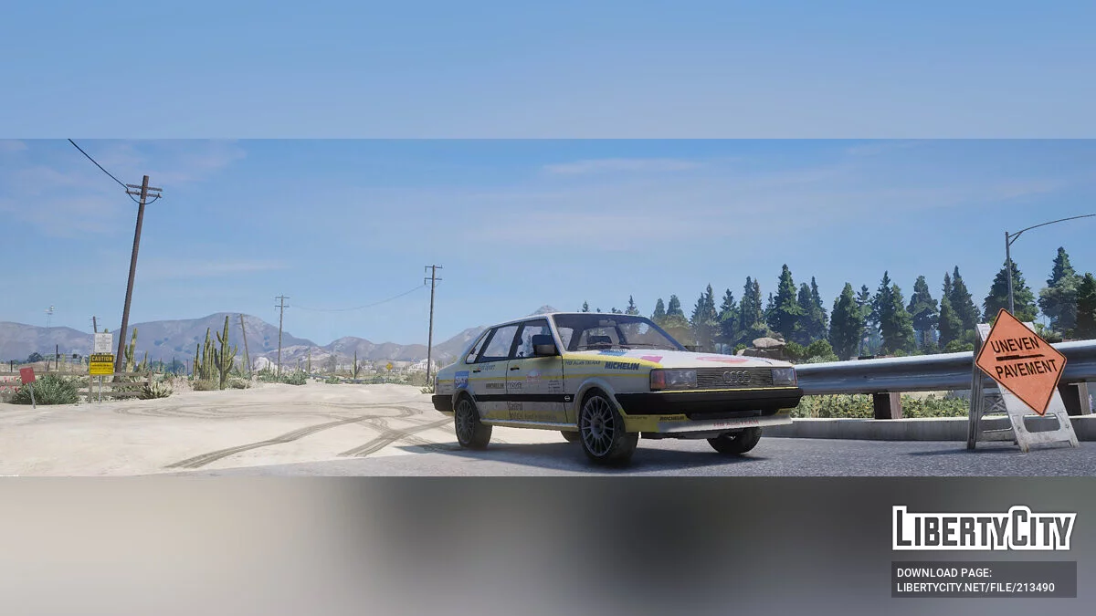 Audi 80b2 Rally inspired livery / GTA 5