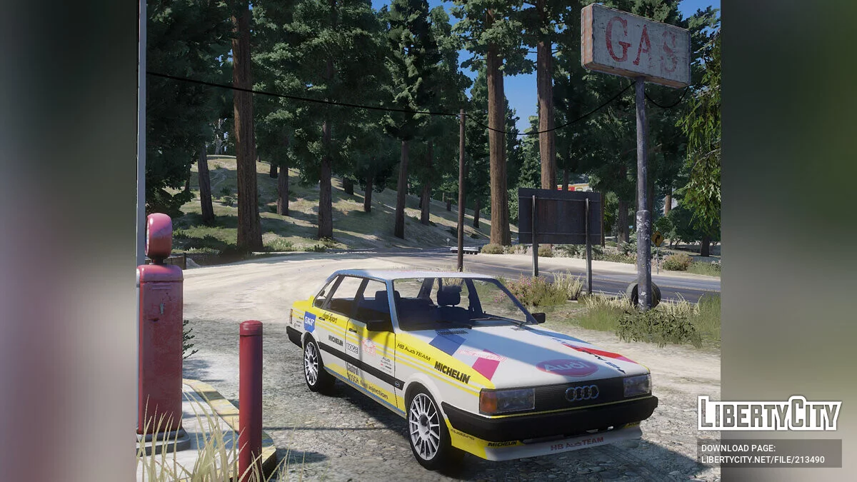 Audi 80b2 Rally inspired livery / GTA 5