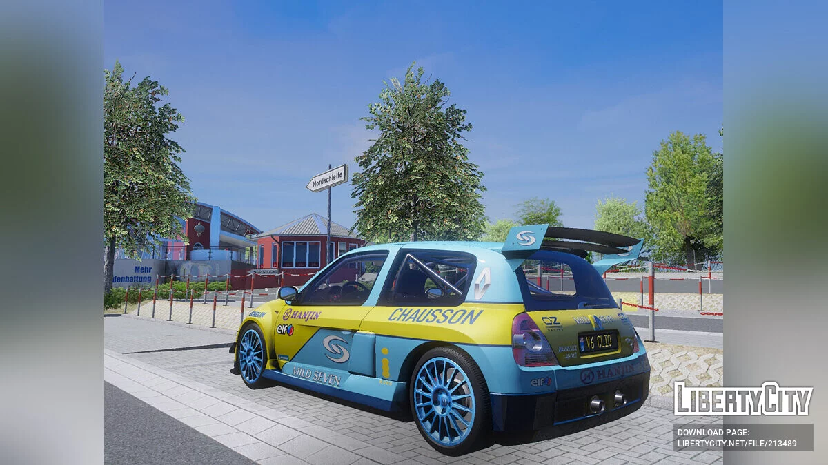 Clio V6 F1 inspired Livery / GTA 5