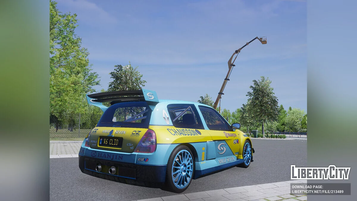 Clio V6 F1 inspired Livery / GTA 5