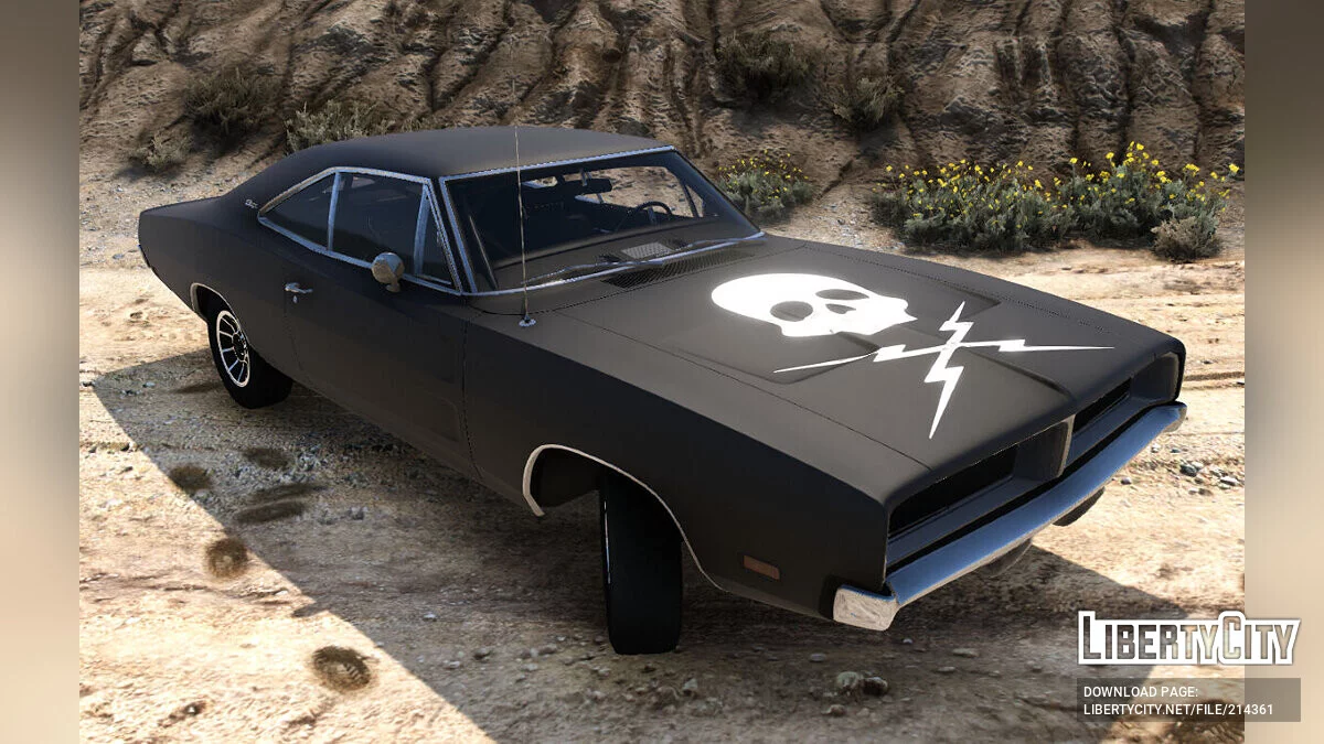 Death proof livery для Ohi's 69 charger / GTA 5