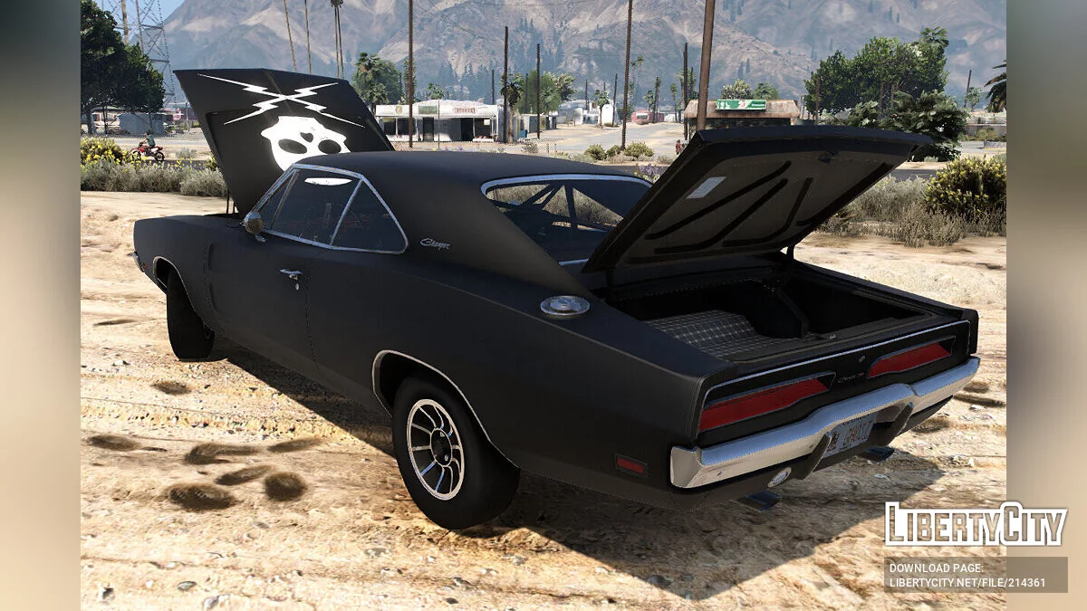 Death proof livery для Ohi's 69 charger / GTA 5