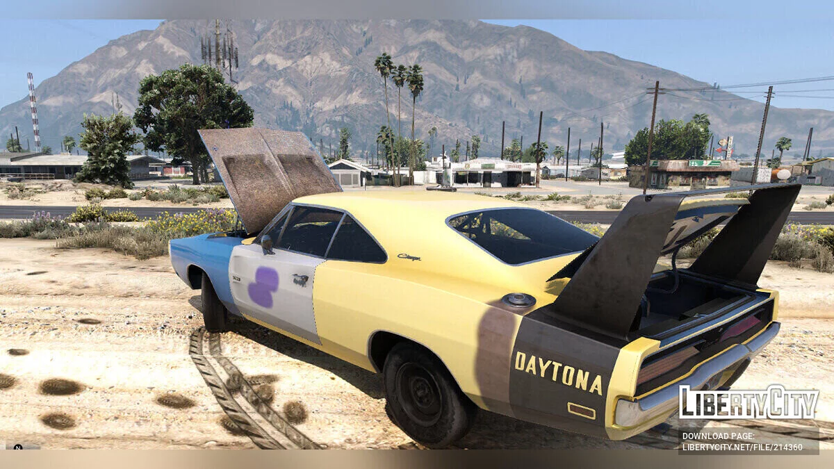 Joe Dirt Livery для Ohi's Dodge Charger 1969 1.1 / GTA 5