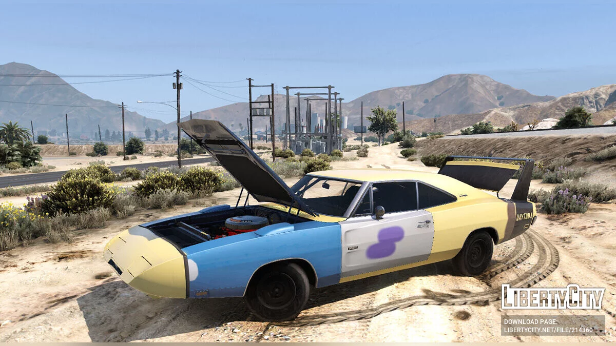 Joe Dirt Livery для Ohi's Dodge Charger 1969 1.1 / GTA 5