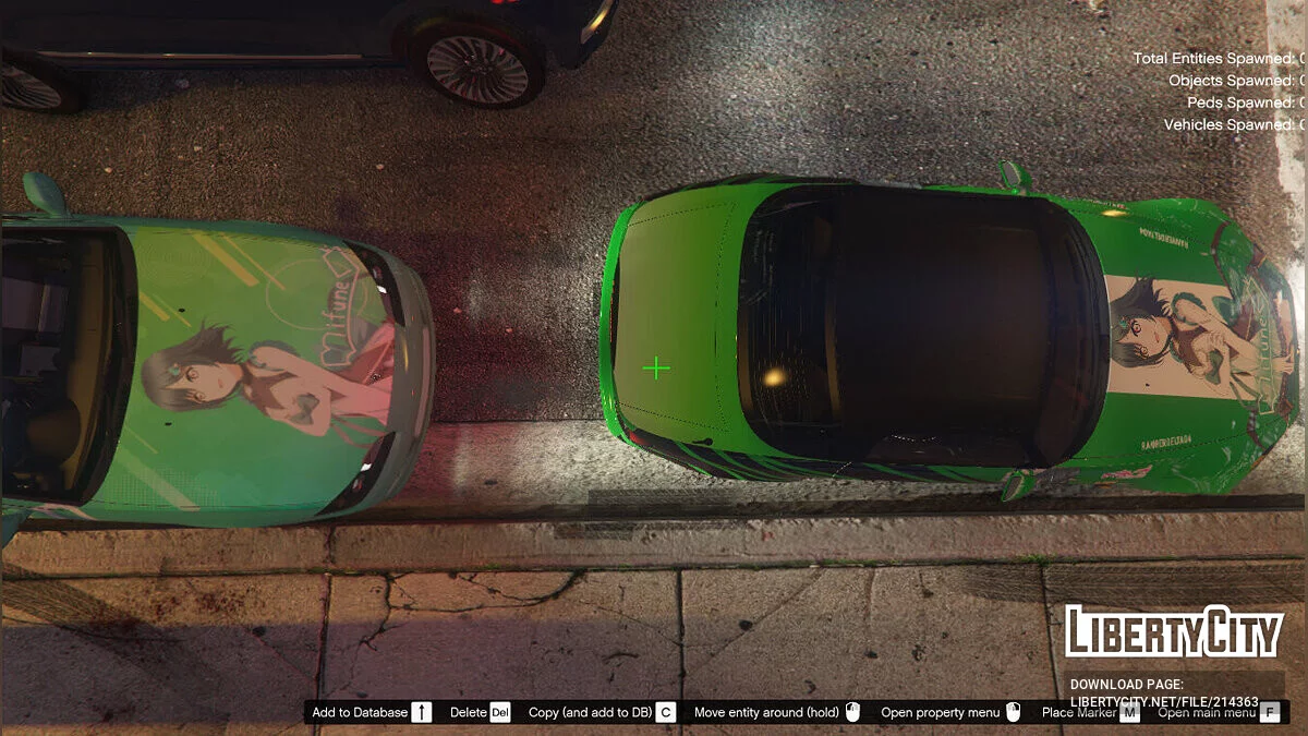 Shioriko Mifune Love Live Nijigasaki Itasha для 2003 Honda S2000 / GTA 5