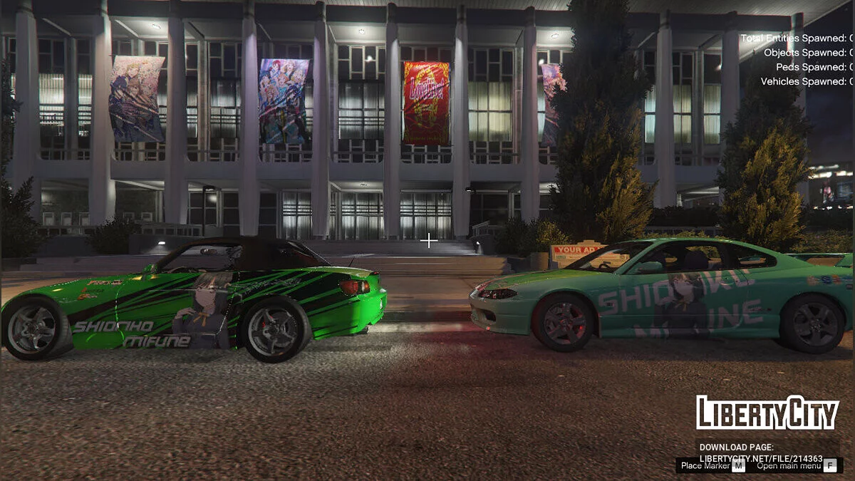 Shioriko Mifune Love Live Nijigasaki Itasha для 2003 Honda S2000 / GTA 5