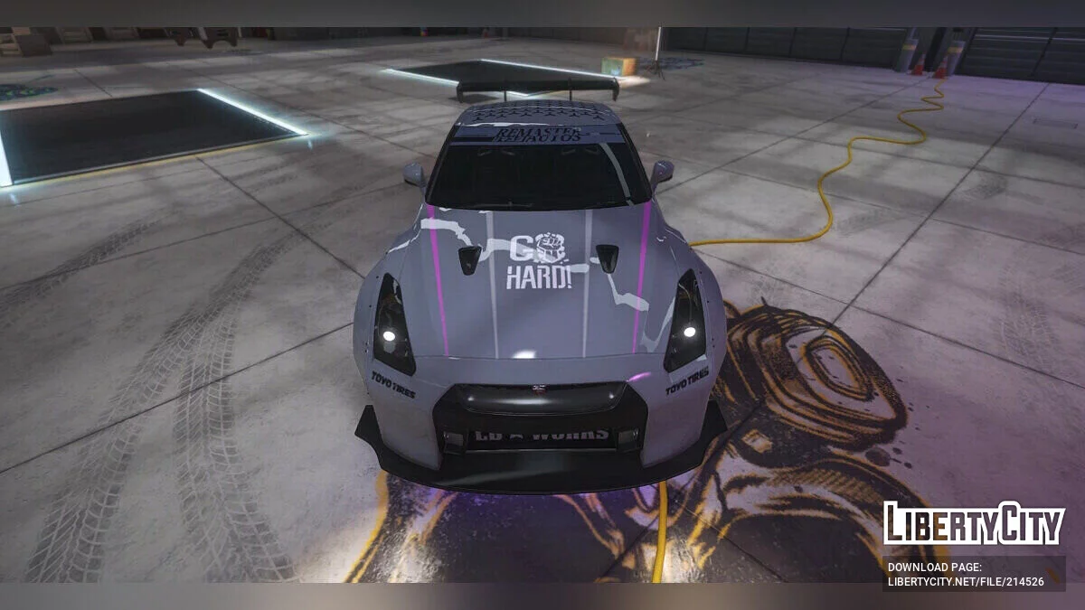 Liberty Walk Nissan GT-R Streetrace style livery / GTA 5