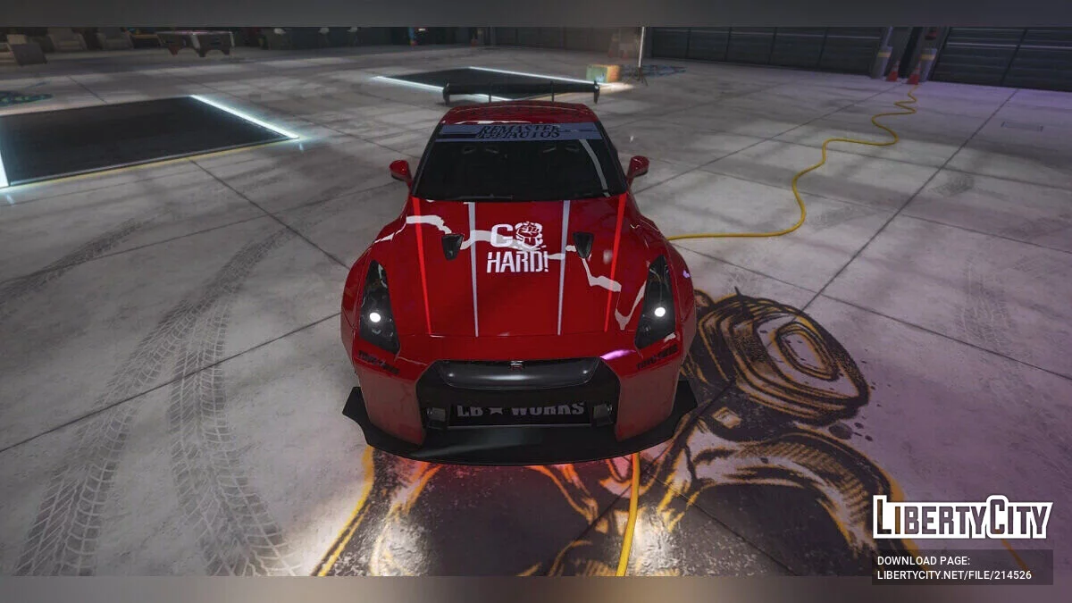 Liberty Walk Nissan GT-R Streetrace style livery / GTA 5