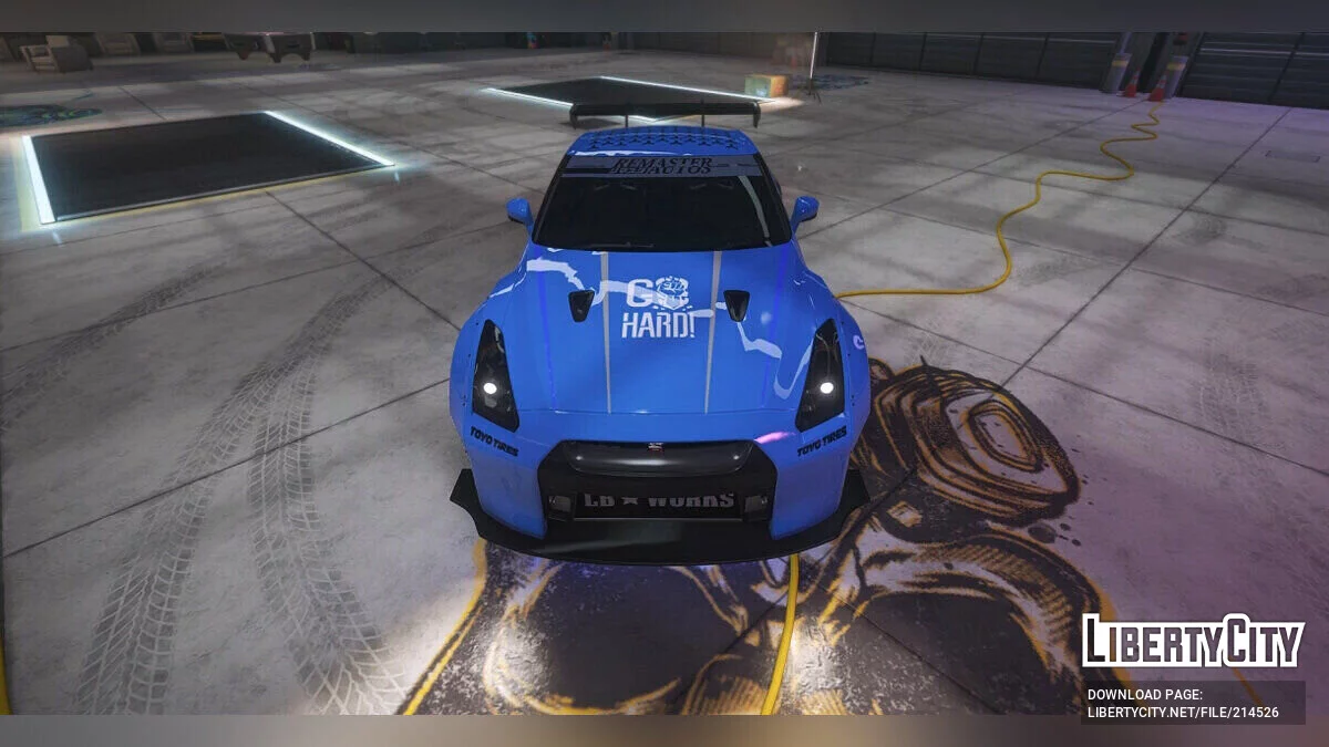 Liberty Walk Nissan GT-R Streetrace style livery / GTA 5