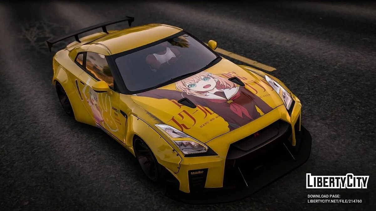 Nissan GTR R35 - Love Live Itasha Livery / GTA 5