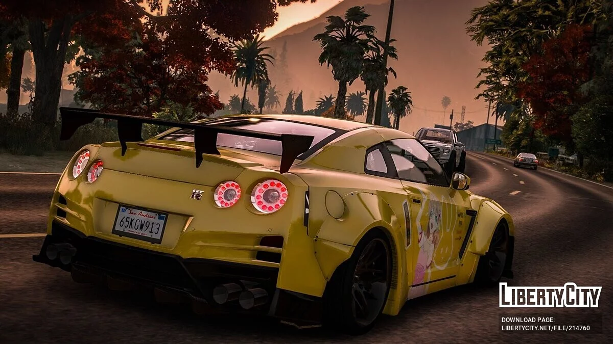 Nissan GTR R35 - Love Live Itasha Livery / GTA 5