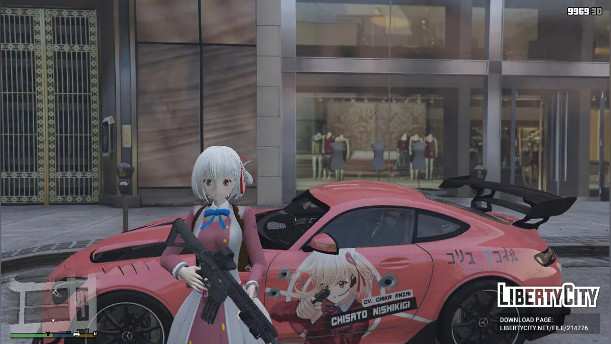 Recoil Itasha for AMG GT Black Series 2020 Livery / GTA 5