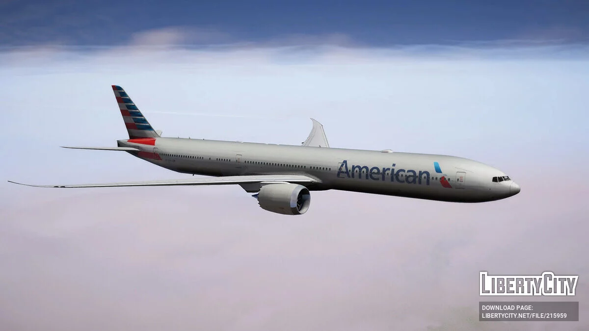 Boeing 777-9x - American and Canada Air Livery / GTA 5