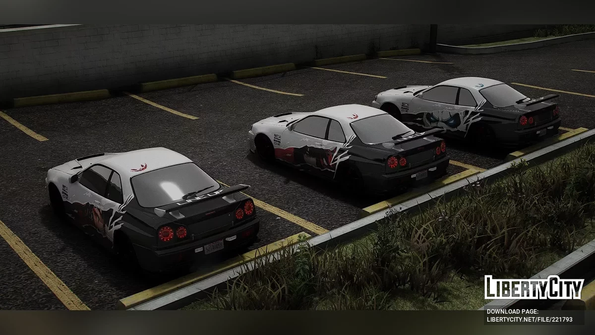 Nissan Skyline R34 - EyeStorm Pack 1.0 / GTA 5