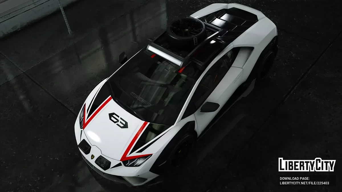 Lamborghini Huracan Sterrato 2023 #63 livery / GTA 5
