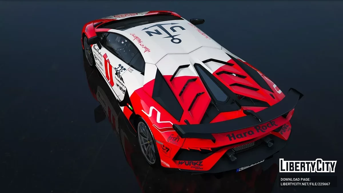 Lamborghini SVJ63 Gumball 3000 Daily Driven Exotics livery / GTA 5