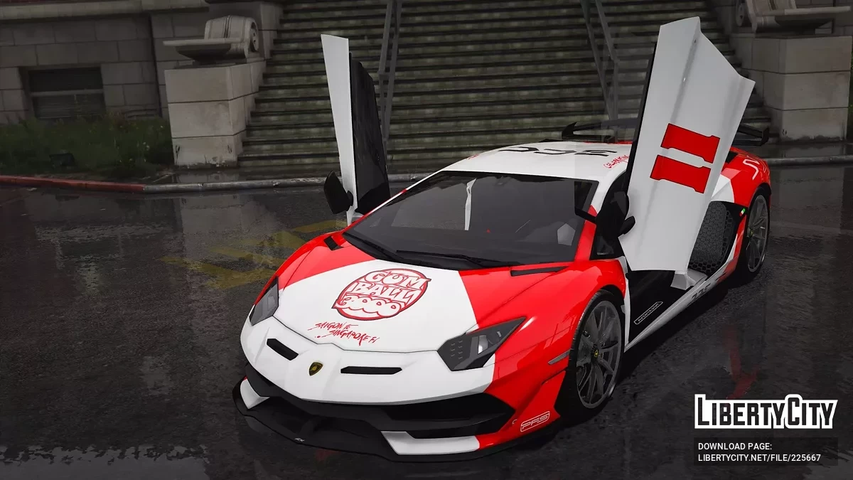 Lamborghini SVJ63 Gumball 3000 Daily Driven Exotics livery / GTA 5