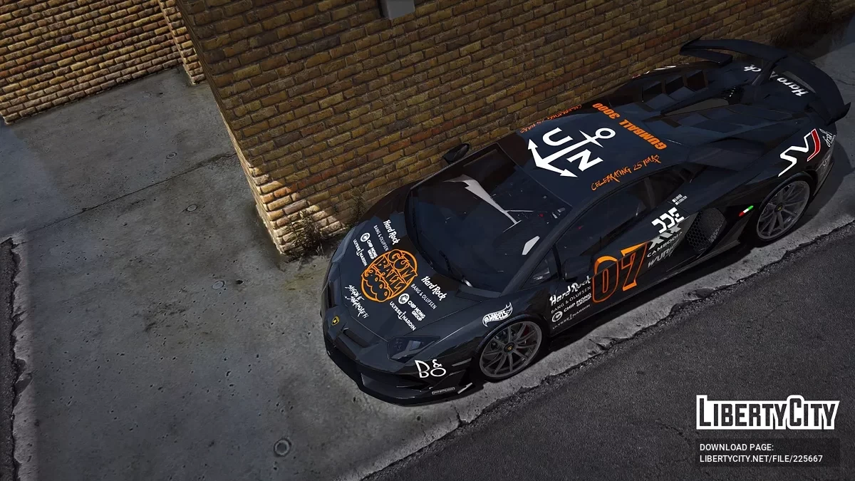 Lamborghini SVJ63 Gumball 3000 Daily Driven Exotics livery / GTA 5