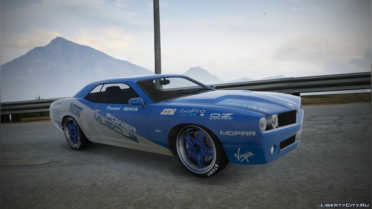 Dodge &quot;Power Muscle&quot; Livery for Gauntlet Race v1.1 для GTA 5 - Картинка #4