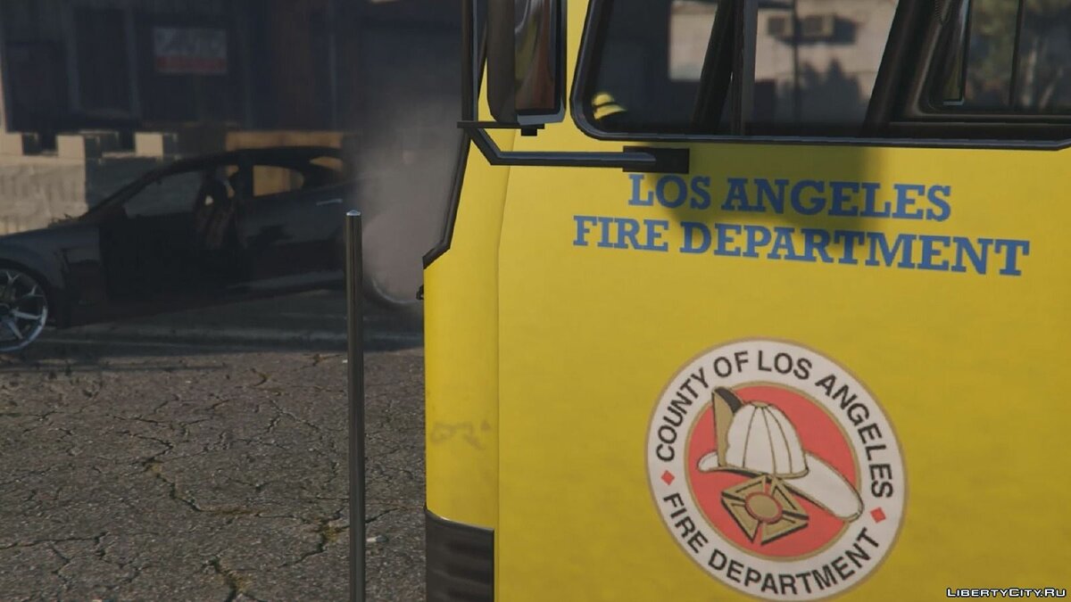 Los Angeles - Fire Truck Mod для GTA 5 - Картинка #3