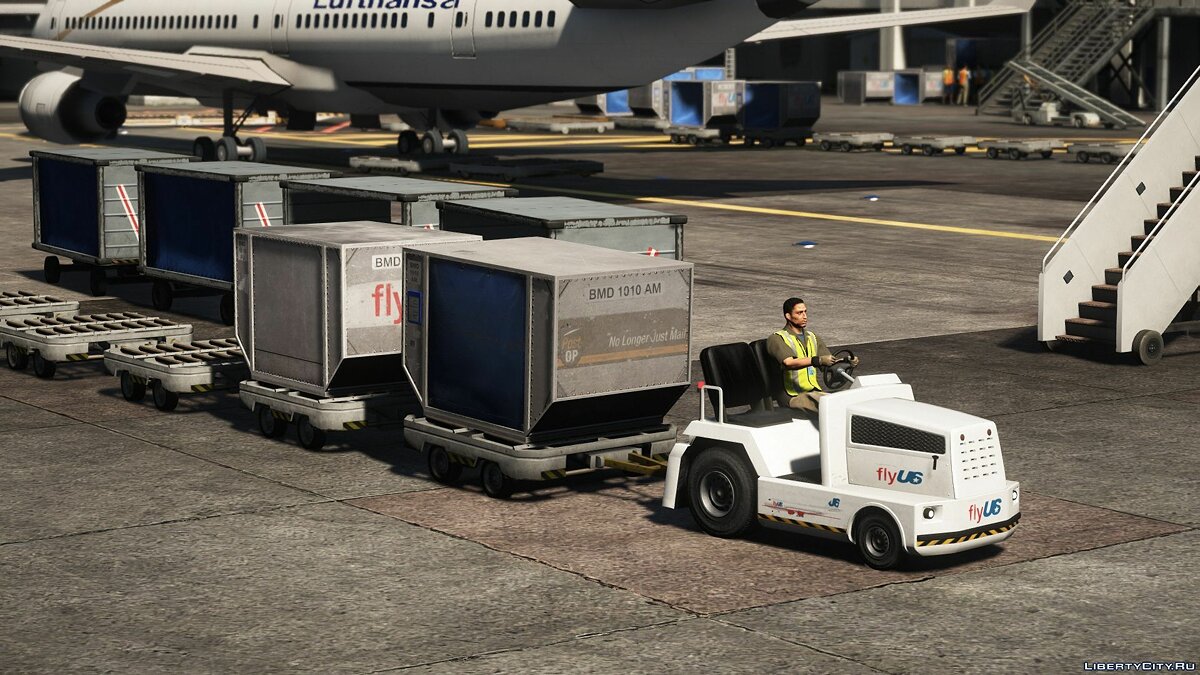 Скачать Airport trailers [Add-On] 1.0 для GTA 5