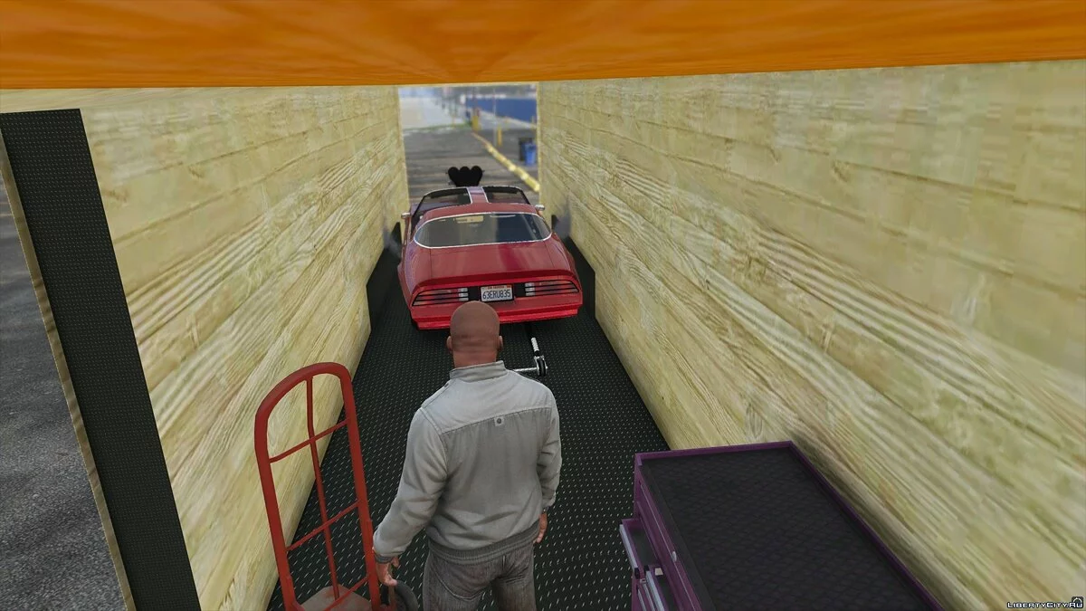 Закрытый трейлер Gooseneck  / GTA 5