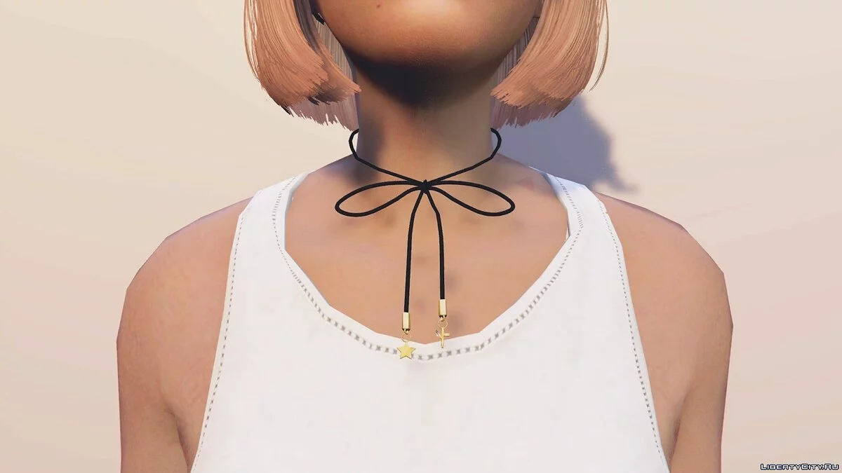 Bon Bon Choker For MP Female 1.0 / GTA 5
