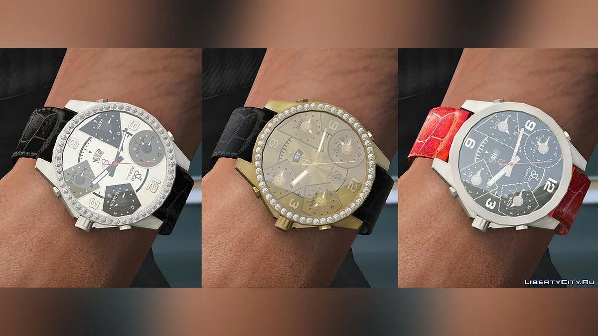 [FRANKLIN | Add-On] Jacob & Co. Five Time Zone watch 1.0 / GTA 5