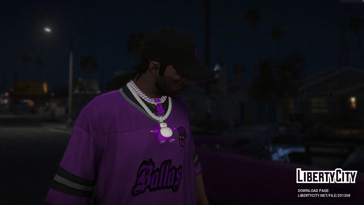 Цепь Ballas x Snorlax для MP Male / GTA 5
