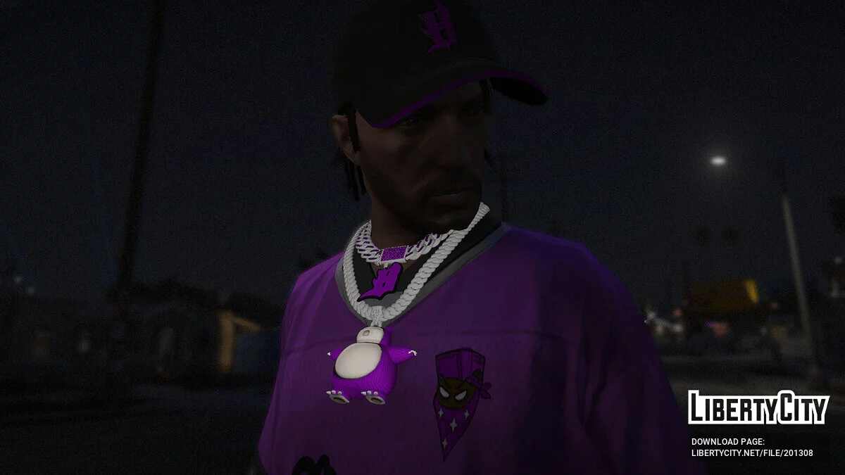 Цепь Ballas x Snorlax для MP Male / GTA 5