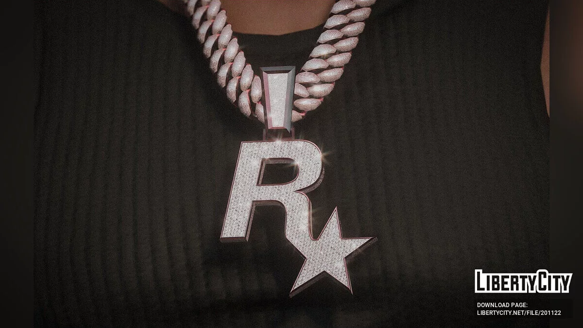 Цепь Rockstar для MP Male 1.0 / GTA 5