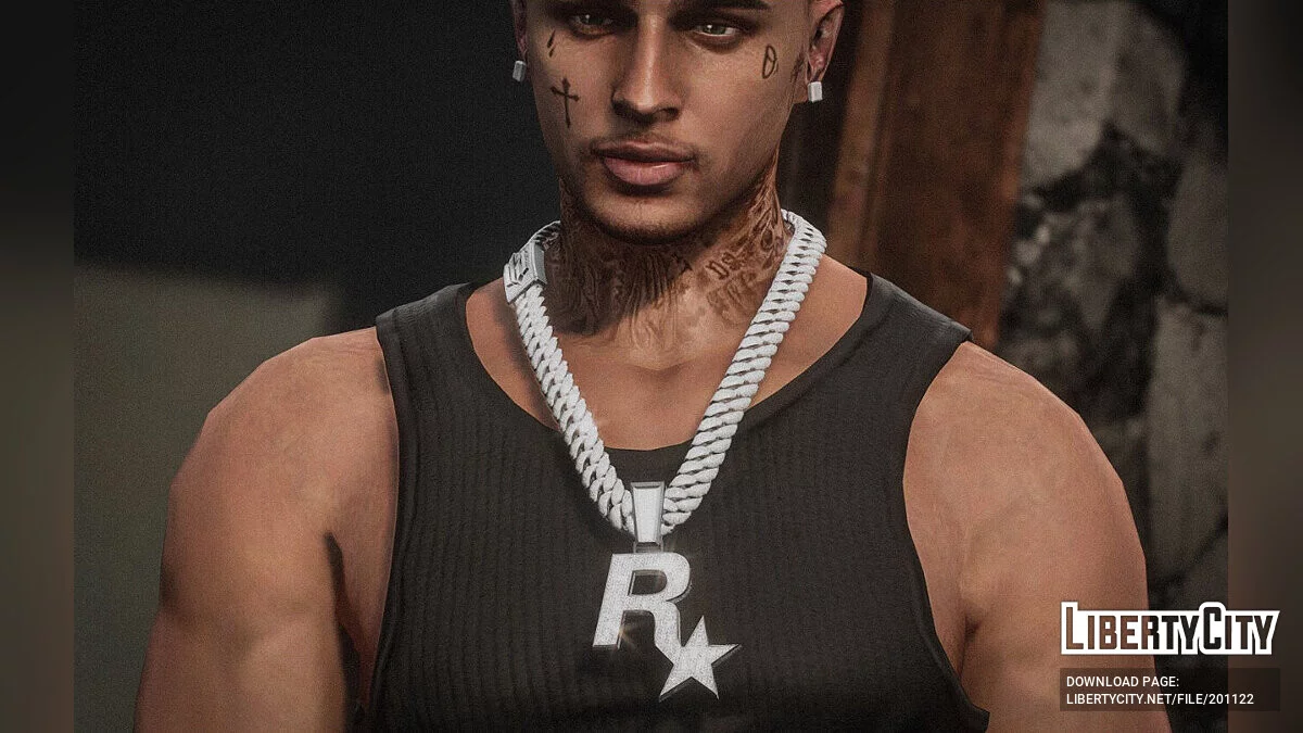 Цепь Rockstar для MP Male 1.0 / GTA 5