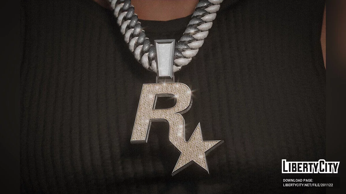 Цепь Rockstar для MP Male 1.0 / GTA 5