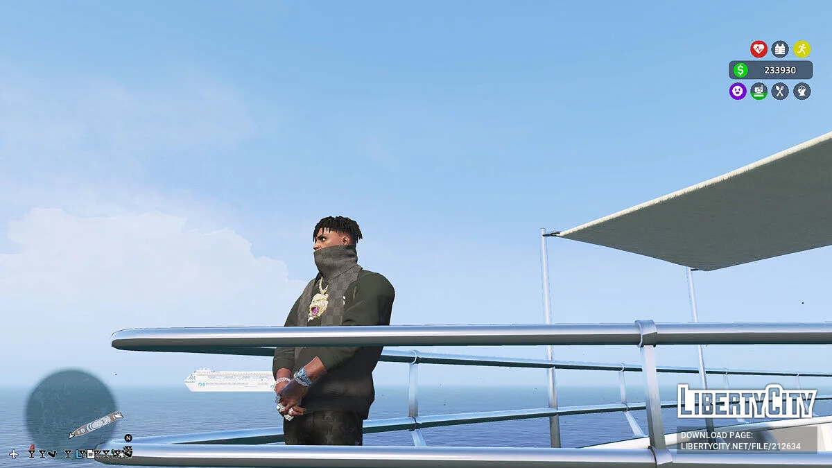 Cartier Santos Iced Out V2 / GTA 5