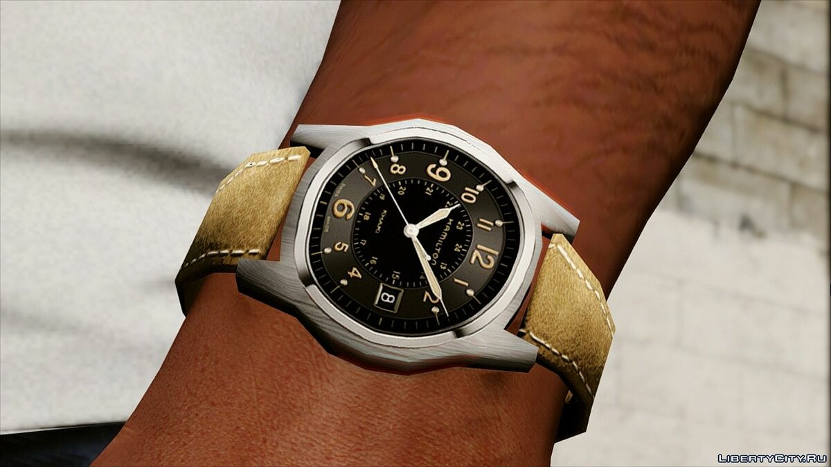 Hamilton Khaki Field Officers Timepiece для GTA 5 - Картинка #4