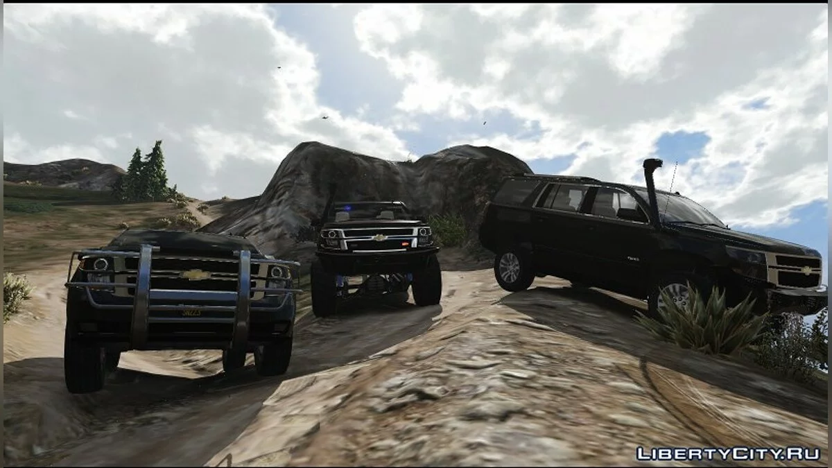 2015 Chevy Tahoe with Extras [Add-On] 1.0 / GTA 5