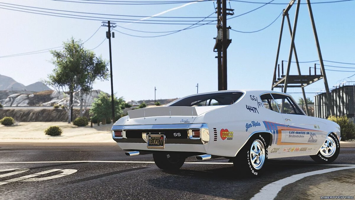 1970 Chevrolet Chevelle SS 454 [Add-On | HQ | Template] 1.3 / GTA 5