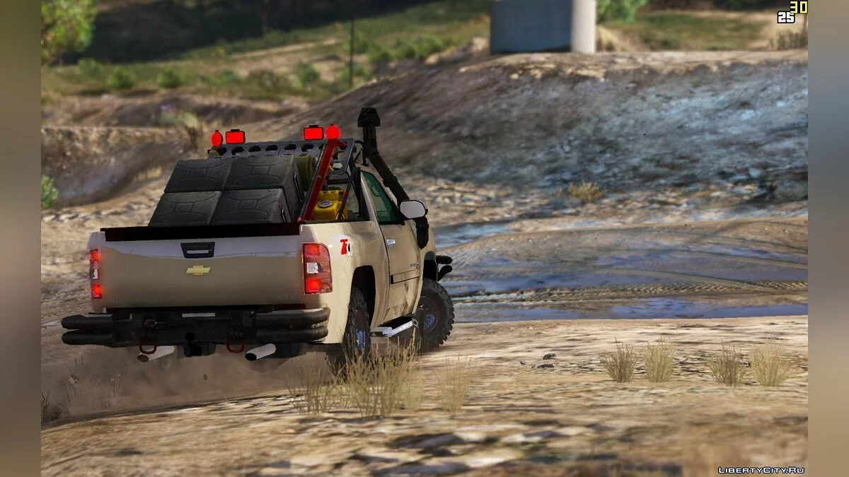 Chevrolet Silverado 1500 LTZ Regular Cab 4x4 2013 [Add-On / Replace | 7 Extras] 1.2 / GTA 5