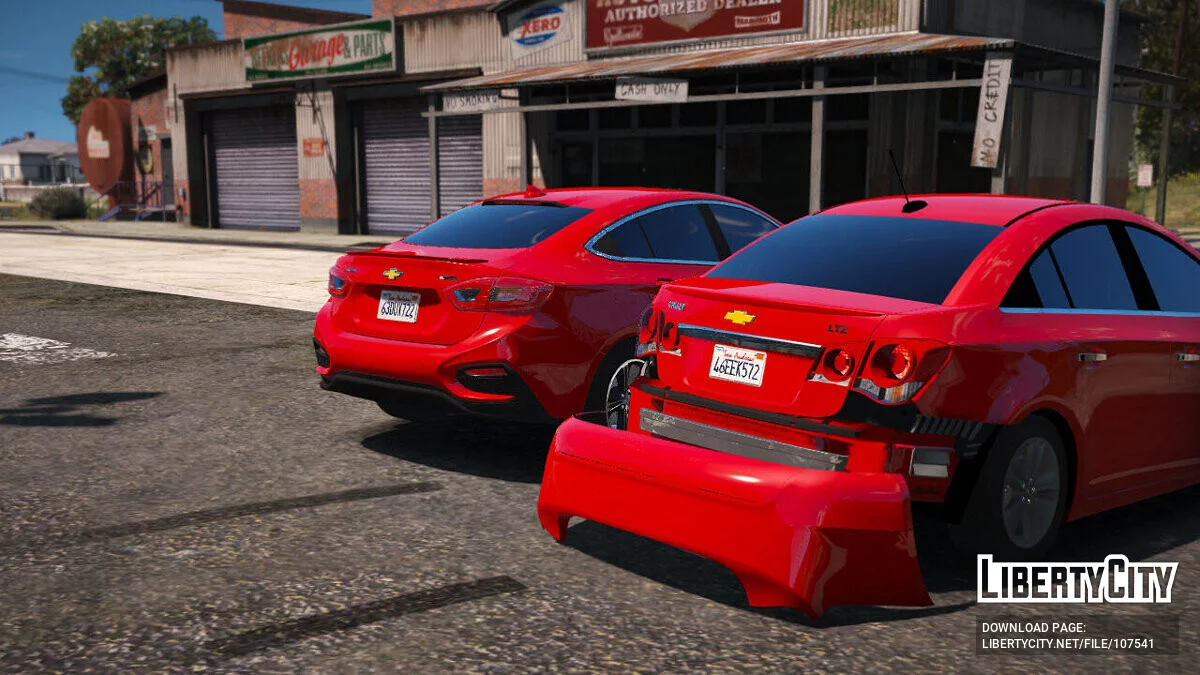 Chevrolet Cruze RS 2018 [Replace] 1.0 / GTA 5