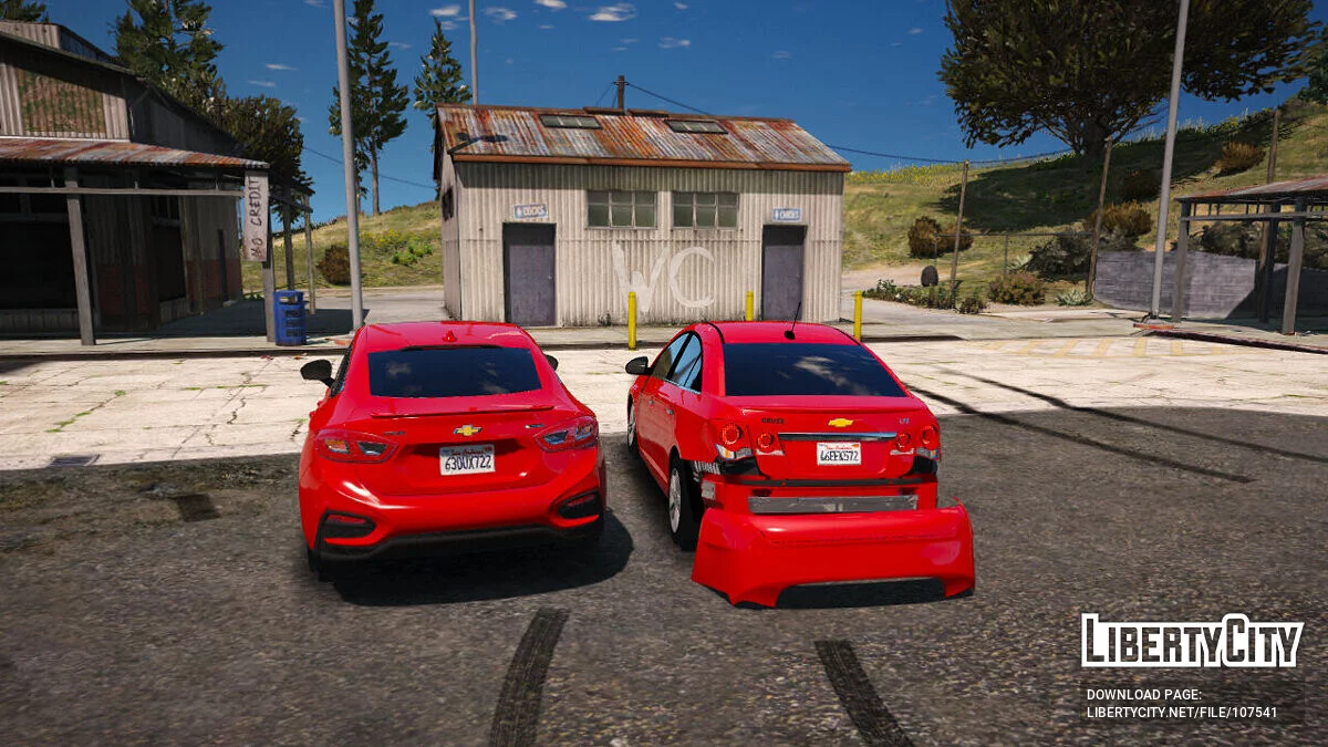 Chevrolet Cruze RS 2018 [Replace] 1.0 / GTA 5