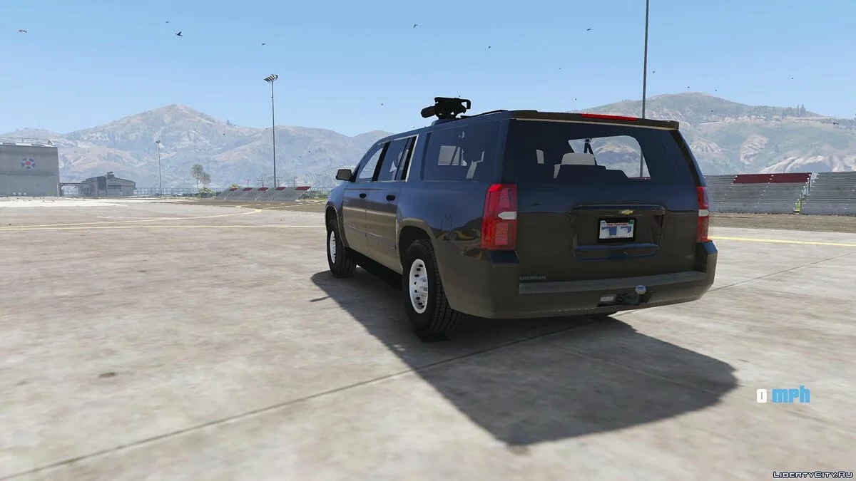 2015 Secret Service Chevy Suburban with gun turret[ARMORED] [REPLACE] 1.0 / GTA 5