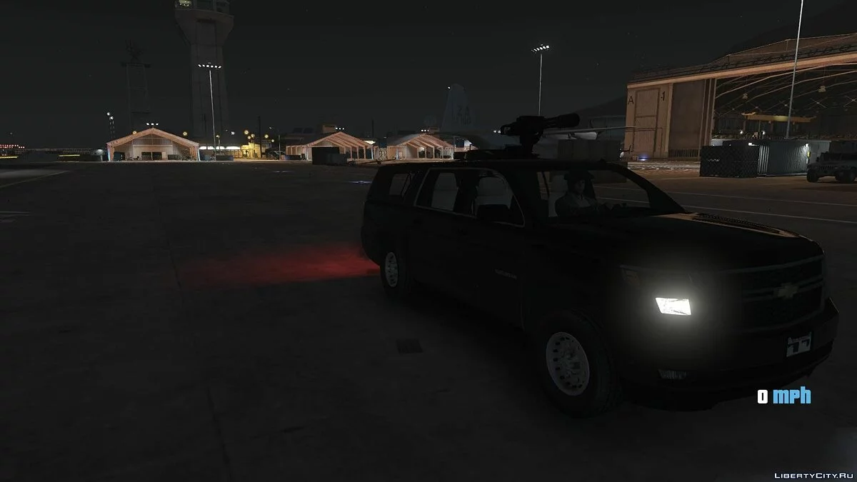 2015 Secret Service Chevy Suburban with gun turret[ARMORED] [REPLACE] 1.0 / GTA 5