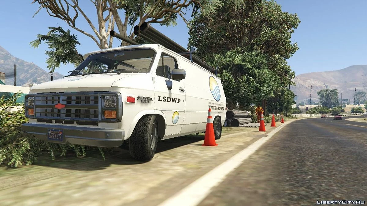 Chevrolet G20 Construction (Wipers)(Animated)(Template) 1.1 / GTA 5