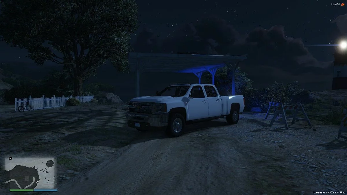 2012 Chevy Silverado 2500HD [Add-on/Non-ELS/Blue-Lights] / GTA 5