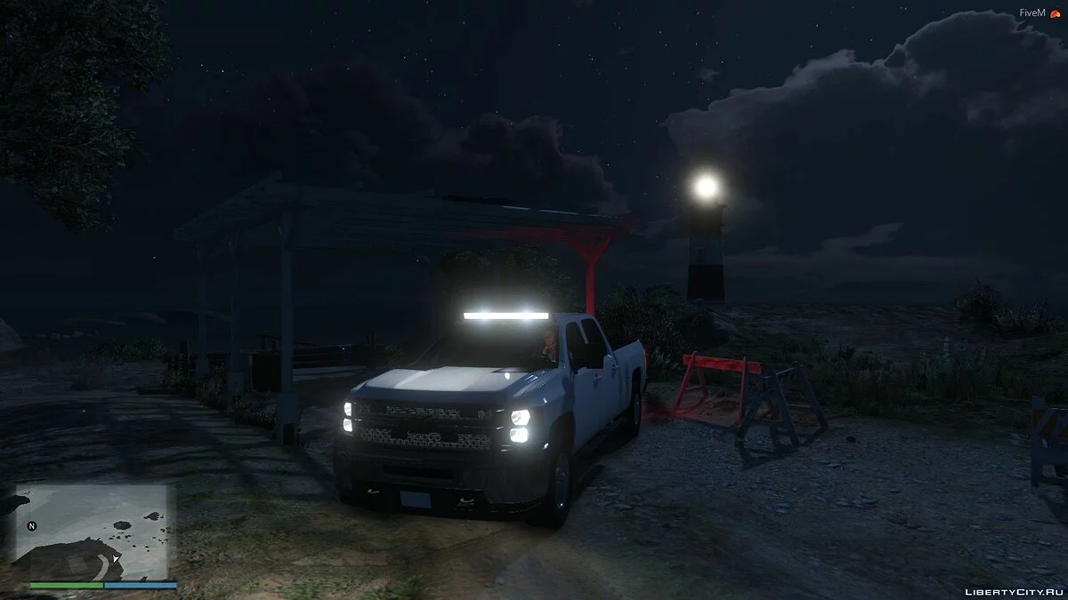 2012 Chevy Silverado 2500HD [Add-on/Non-ELS/Blue-Lights] / GTA 5