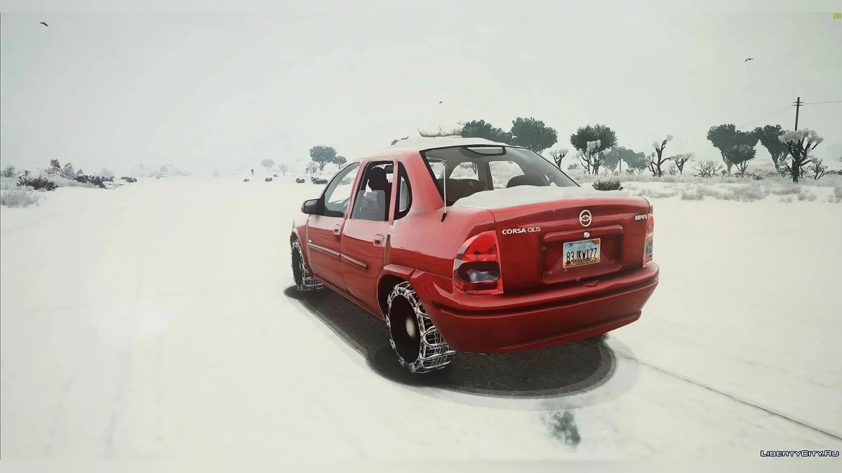 Chevrolet Corsa Saloon [ Asea2 replace | Snow ] 1.0 / GTA 5